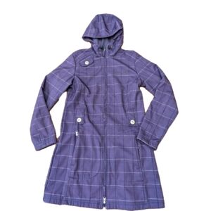 Free Country fleece lined purple Softshell Long Jacket, women's size S